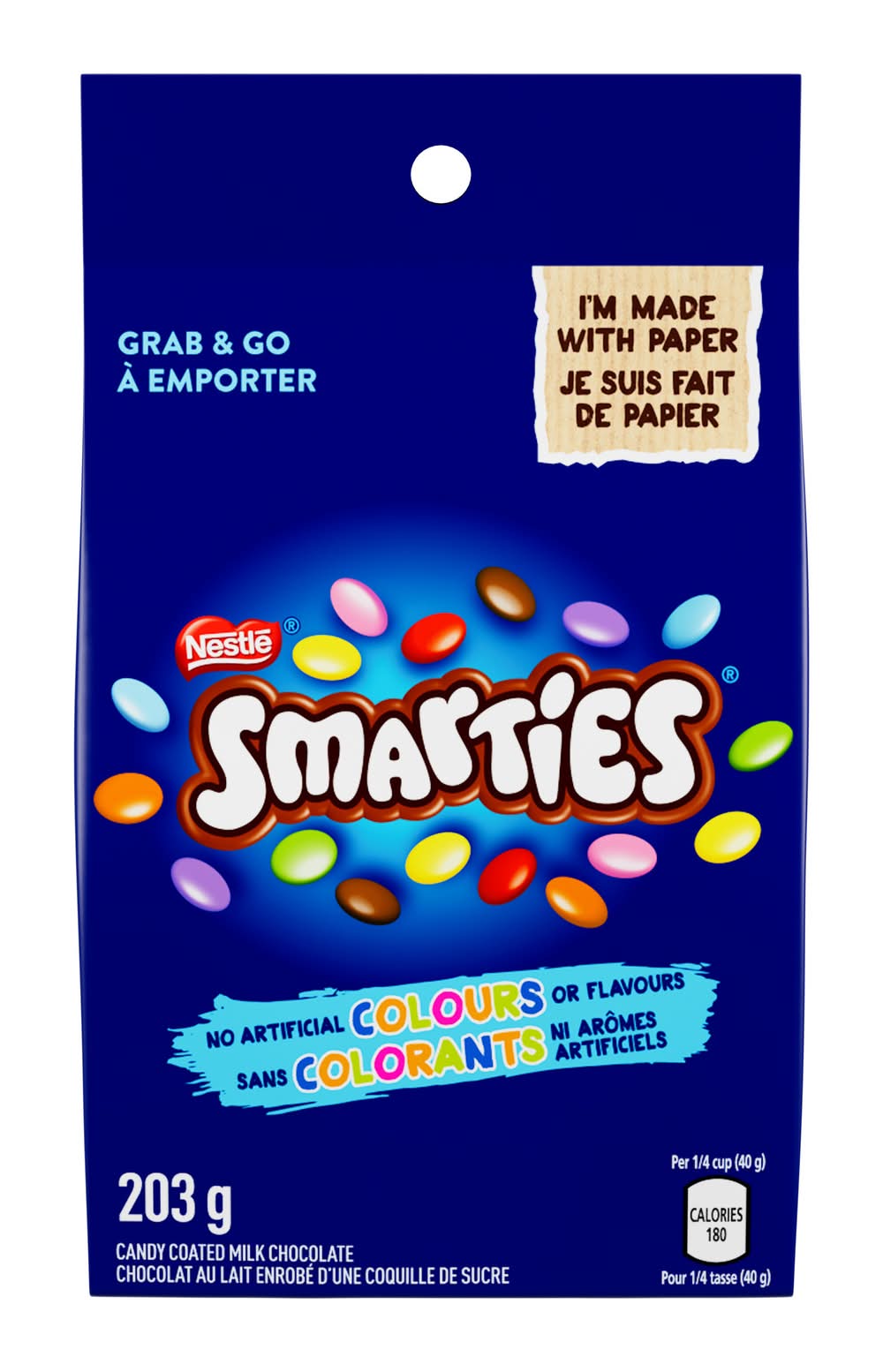 Smarties Candy Coated Milk Chocolate Pouch (203 g)