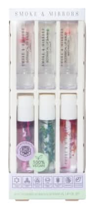Smoke & Mirrors Flower Lip Balm & Botanical Lip Oil Set 6-Piece