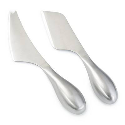 BergHOFF 2Pc Aaron Probyn 18/10 Stainless Steel Gorge Hard and Soft Cheese Knife Set