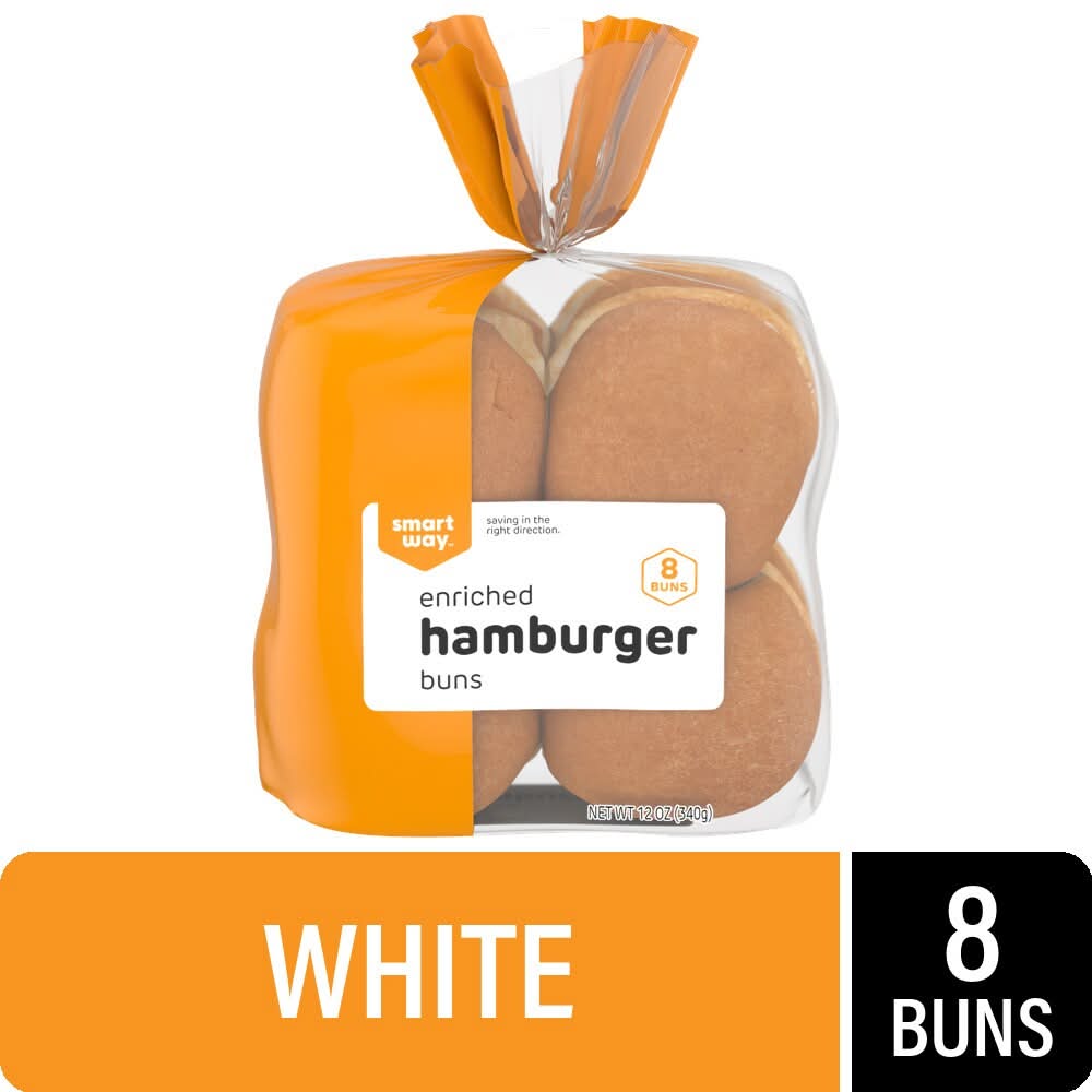 Smart Way Enriched Hamburger Buns (12 oz, 8 ct)
