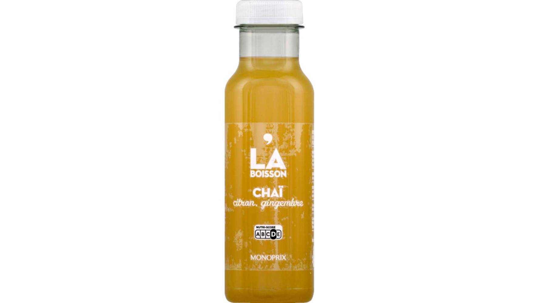 Monoprix - La boisson chaï (330 ml) (citron - gingembre)
