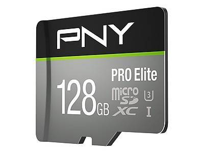 Pny Pro Elite 128gb Microsdxc Memory Card Class 10, Uhs-I, V30 (p-sdux128u395pr)