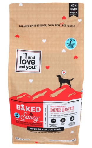 I And Love And You Baked & Saucy Beef Flavored Dog Food