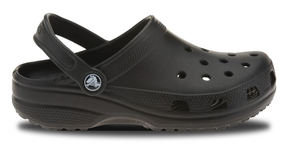 Crocs Adults' Classic Clogs, Black, M 05 / W 07