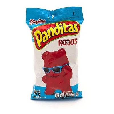 Ricolino Panditas Rojos Paquete 70 Gr