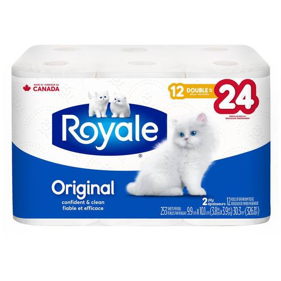 Royale Original 2-ply Bathroom Tissue (12 double rolls)