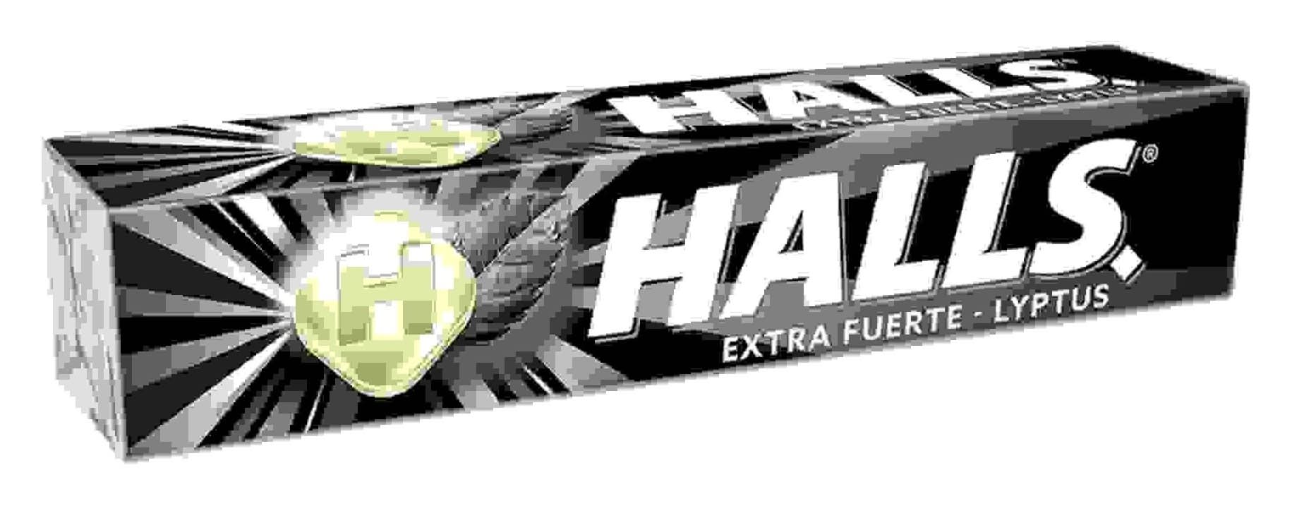 Halls · Caramelo extra fuerte - Menta-Eucalipto