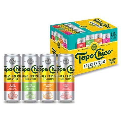 Topo Chico Agua Fresca Hard Seltzer Variety pack (12 ct, 12 fl oz)
