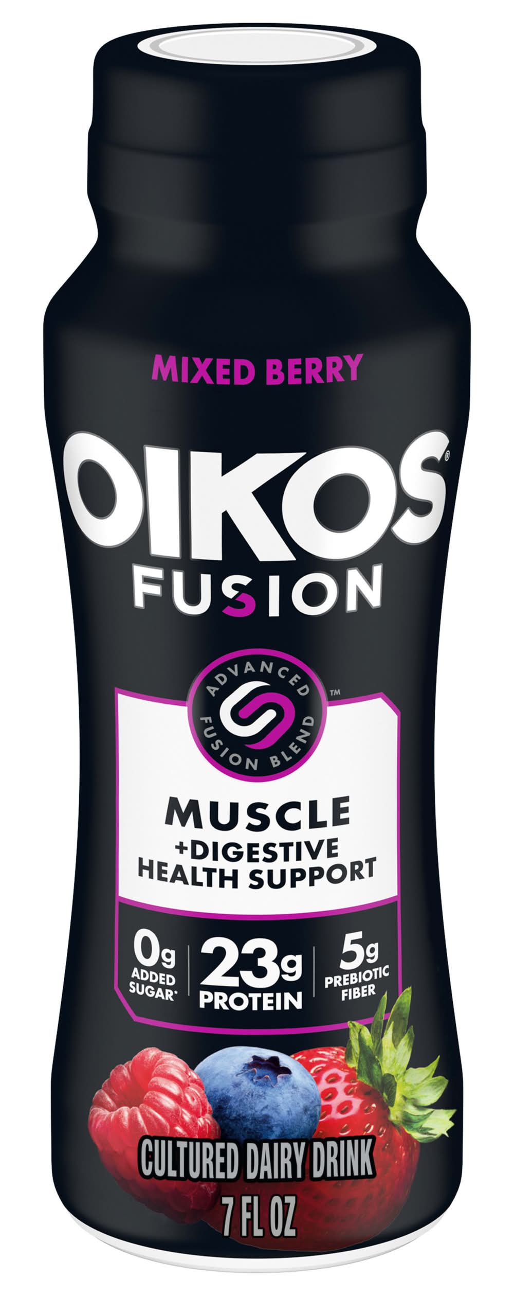 Oikos Fusion Cultured Dairy Protein Drink, Mixed Berry (7 fl oz)