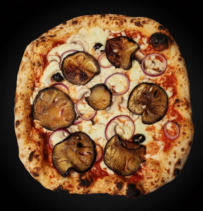 Pizza aubergina