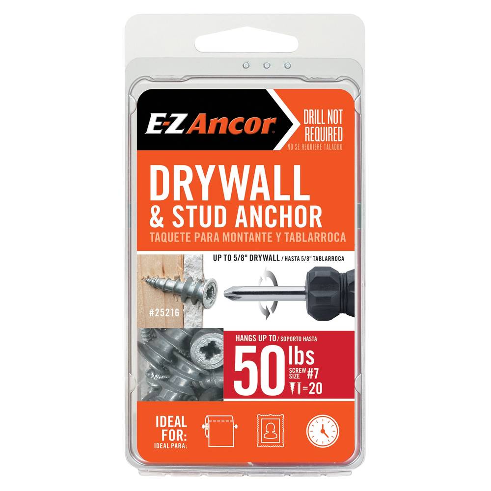 E-Z Ancor Drywall and Stud Anchors (20 ct)