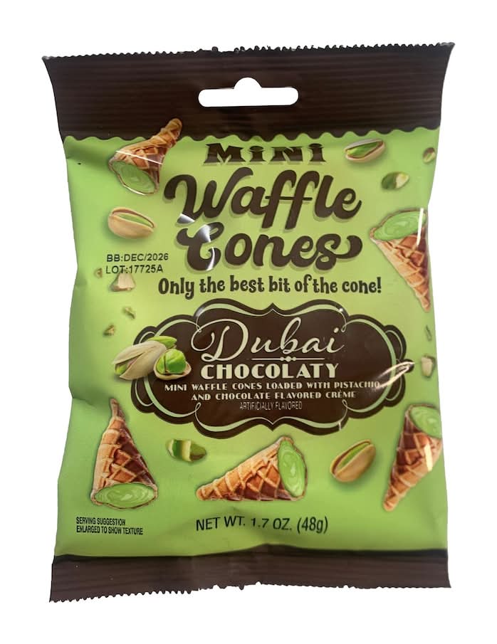 Mini Pistachio And Chocolate Waffle Cone Bites, 1-ct.