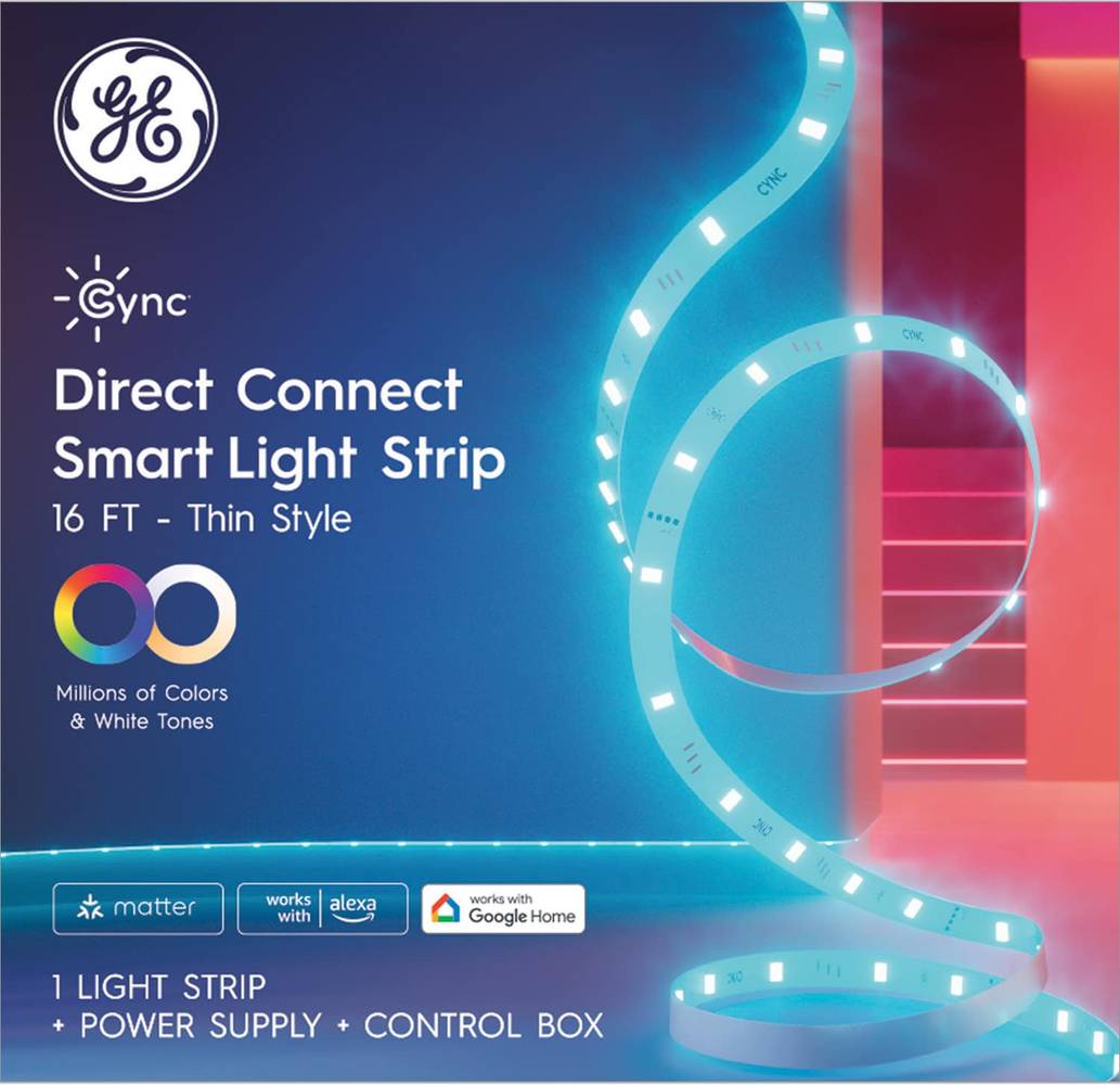 GE 1-Light Color Changing LED Strip Light Fixture | 93131728
