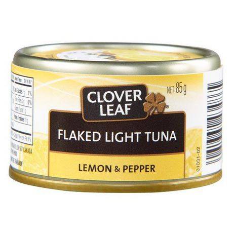 Clover Leaf Lemon & Pepper Flaked Light Tuna (85 g)