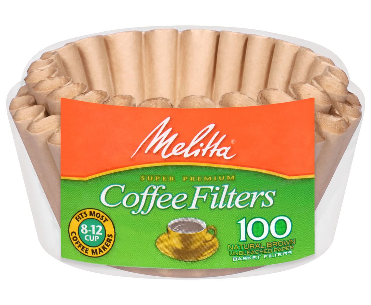 Melitta Paper Coffee Filters Natural Brown (4.8 oz)