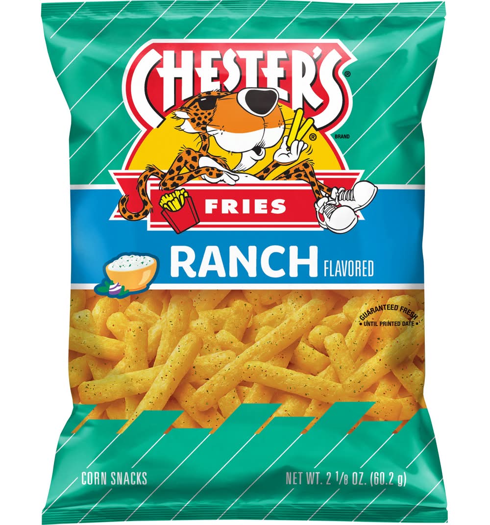 Chester's Fries Corn & Potato Snacks, Ranch (2.12 oz)