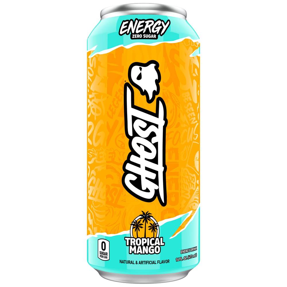 Ghost Energy Drink (12 ct, 16 fl oz) (tropical mango)