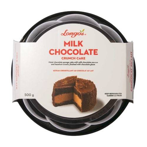 Longo's Milk Chocolate Crunch Cake (500 g)