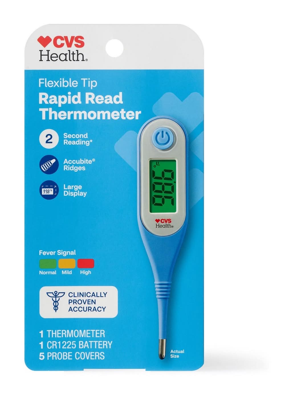 CVS Health Flexible Tip Digital Thermometer