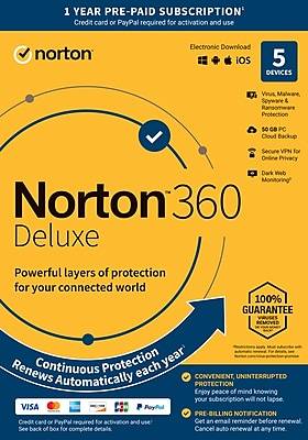 Bodega Norton 21389628 Deluxe For 1 User, Windows/Mac/Android/Ios