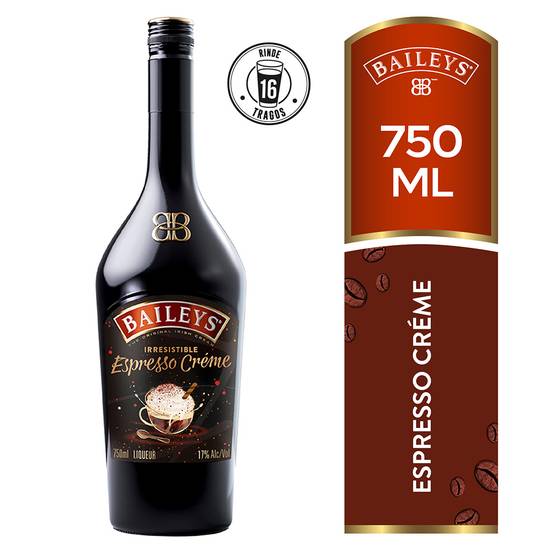 Baileys licor de crema espresso (botella 750 ml)