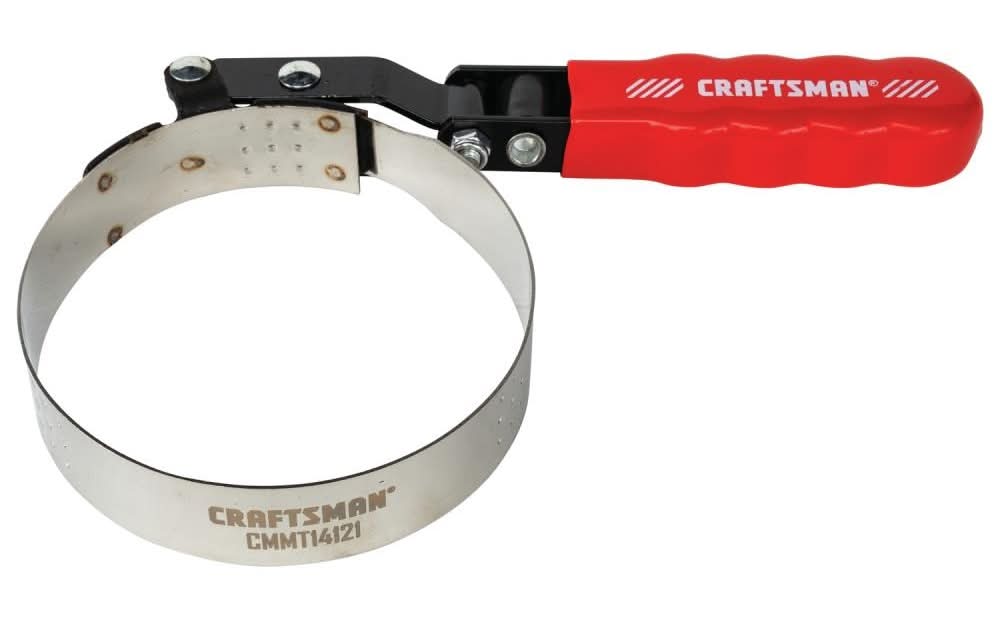 CRAFTSMAN 3-3/4-in to 4-3/8-in Oil filter wrench Stainless Steel