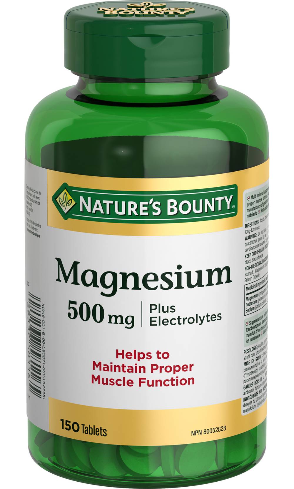 Nature's Bounty Magnesium Plus Electrolytes Tablets 500 mg (330 g)