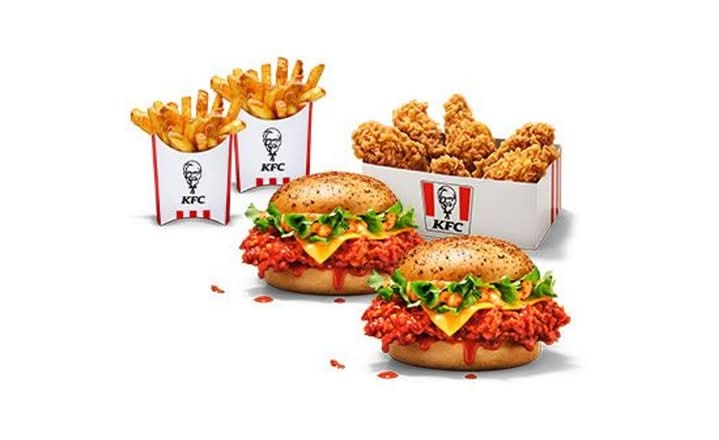 Zinger Dunked Bundle: Hot Wings