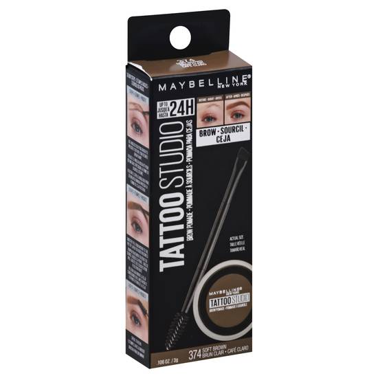 Maybelline 374 Soft Brown Tattoo Brow Pomade