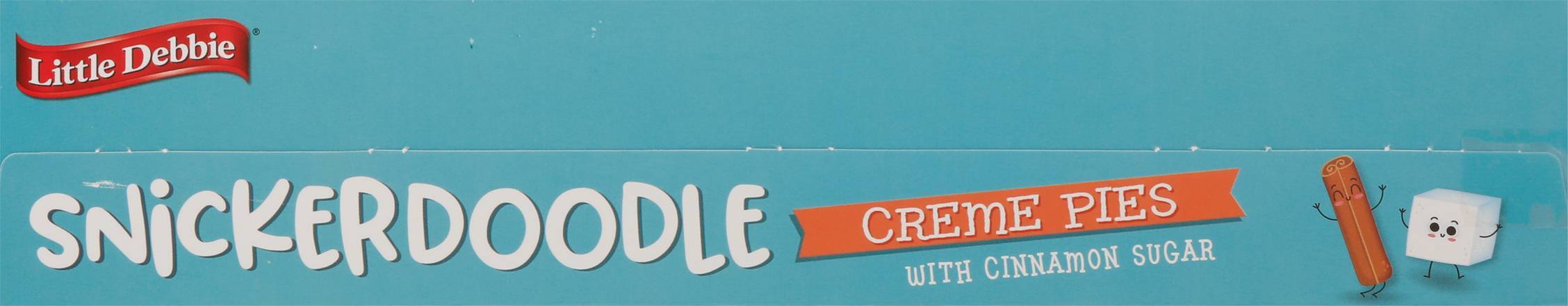Little Debbie Snicker-Doodle Creme Pies Sandwich Cookies ( cinnamon sugar)
