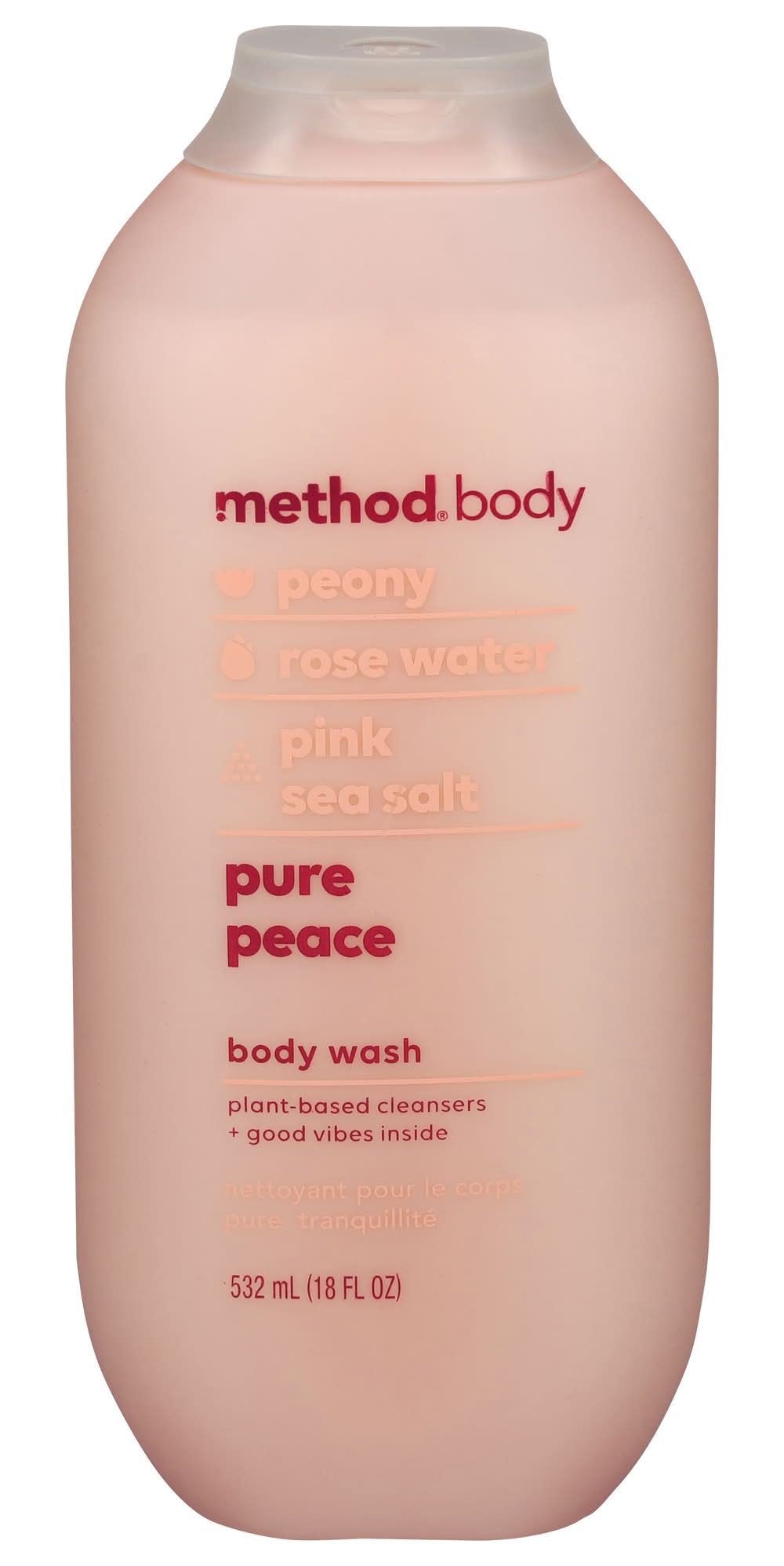 Method Plant Based Body Wash, Pure Peace (18 fl oz)