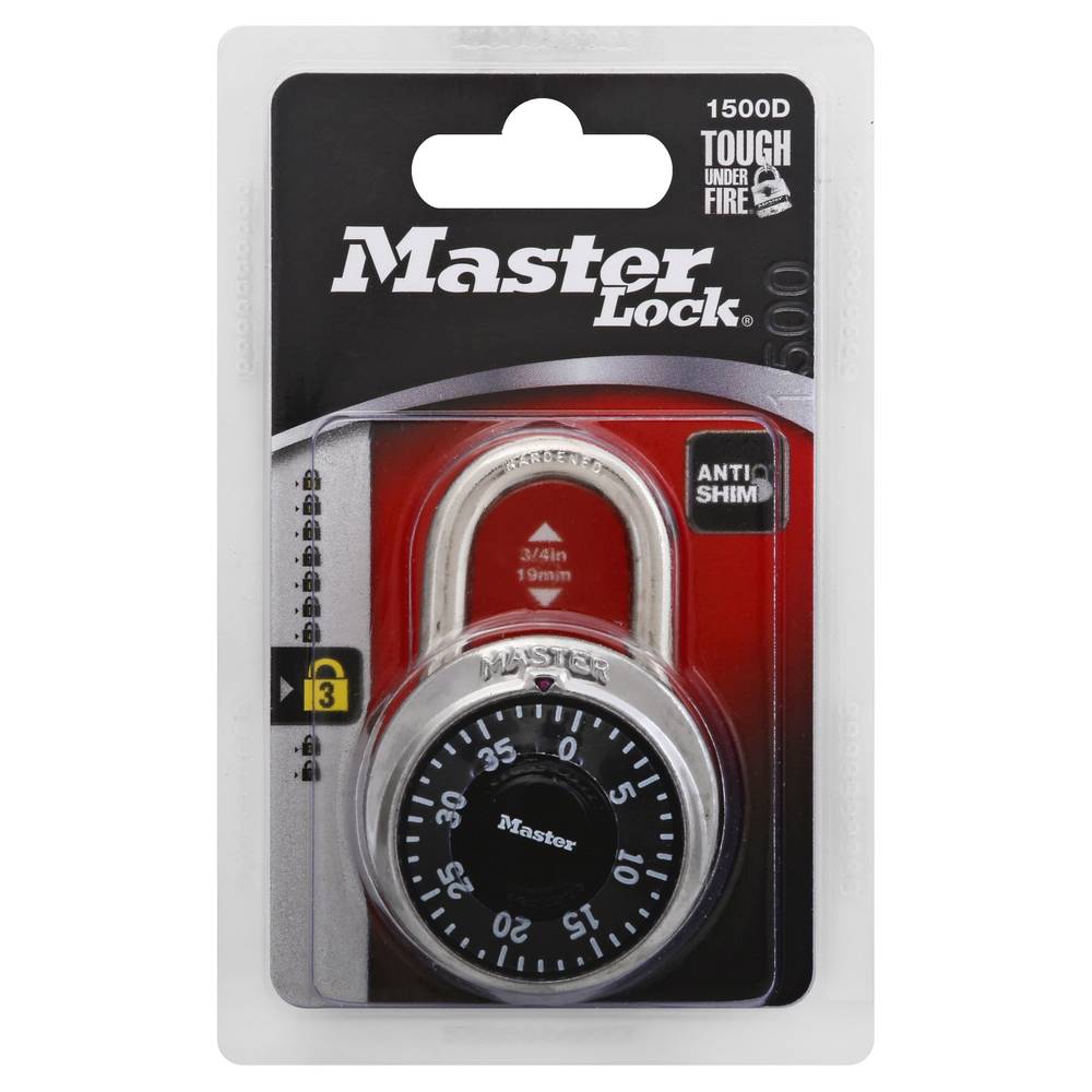 Master Lock Anti Shim Padlock, 1.875 Inches