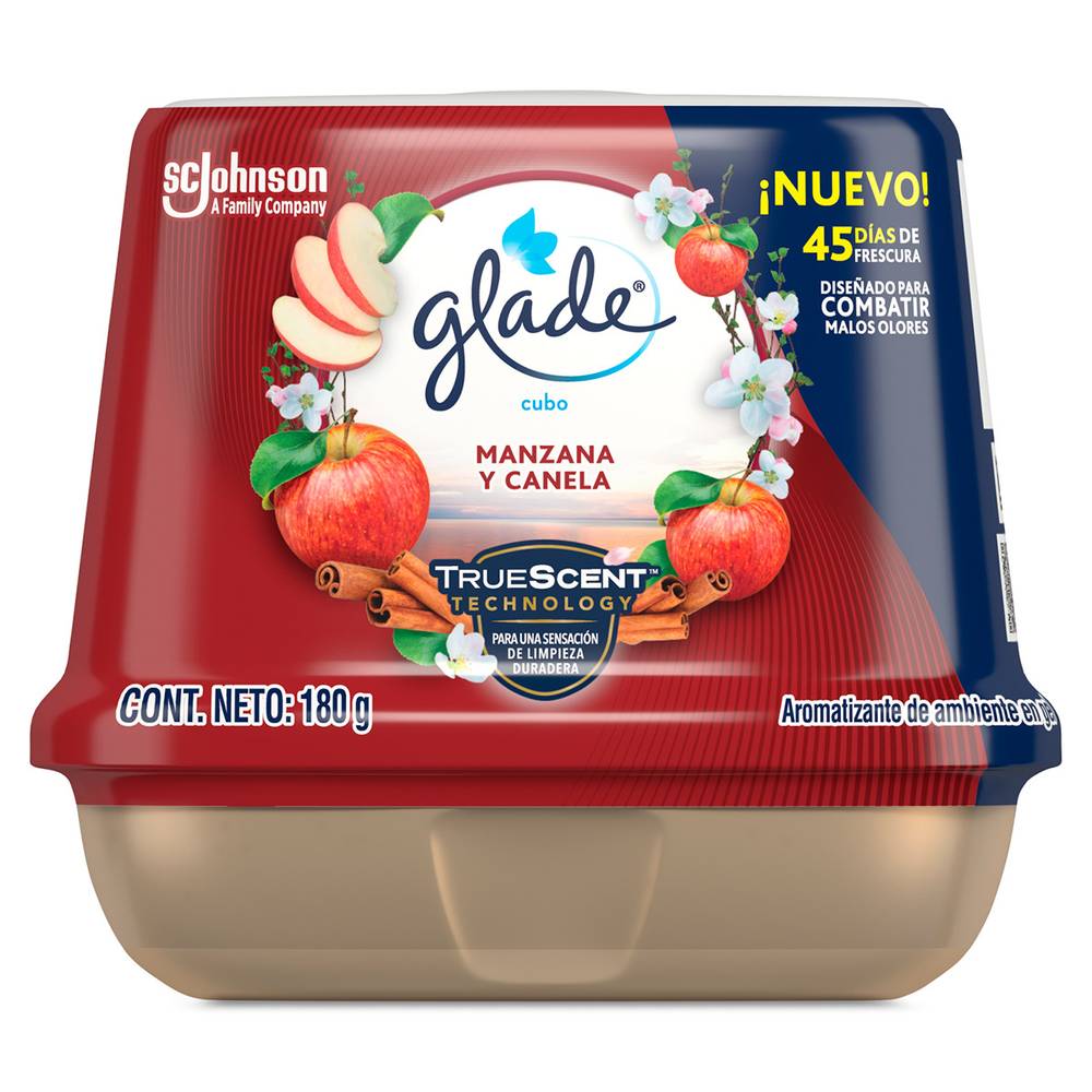 Glade aromatizante en gel manzana canela (bote 180 g)