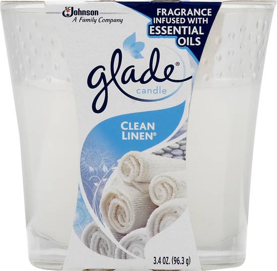 Glade Clean Linen Candle