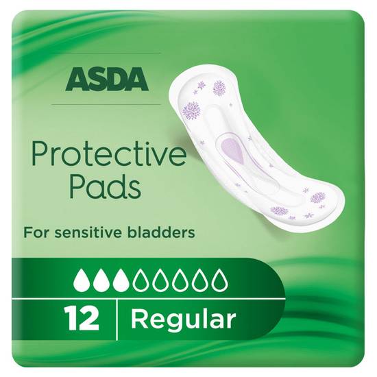 Asda 12 Regular Protective Pads
