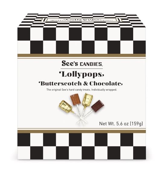 See's Candies Butterscotch Lollypops (5.2 oz)