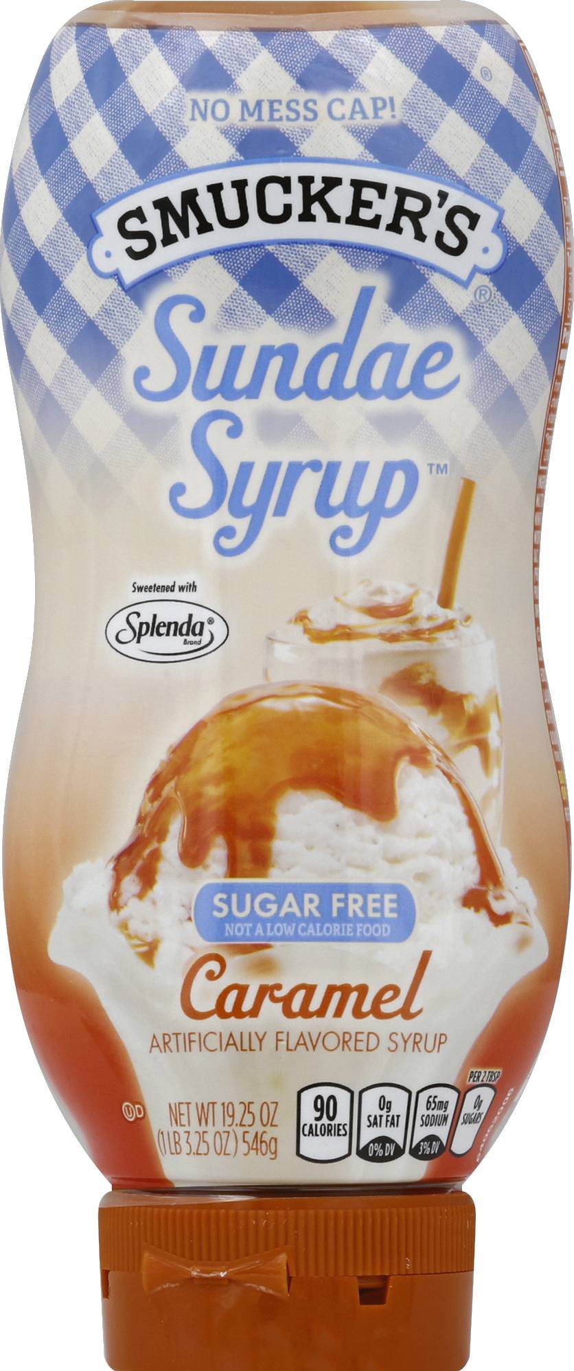 Smucker's Sugar Free Caramel Sundae Syrup (1.21 lbs)