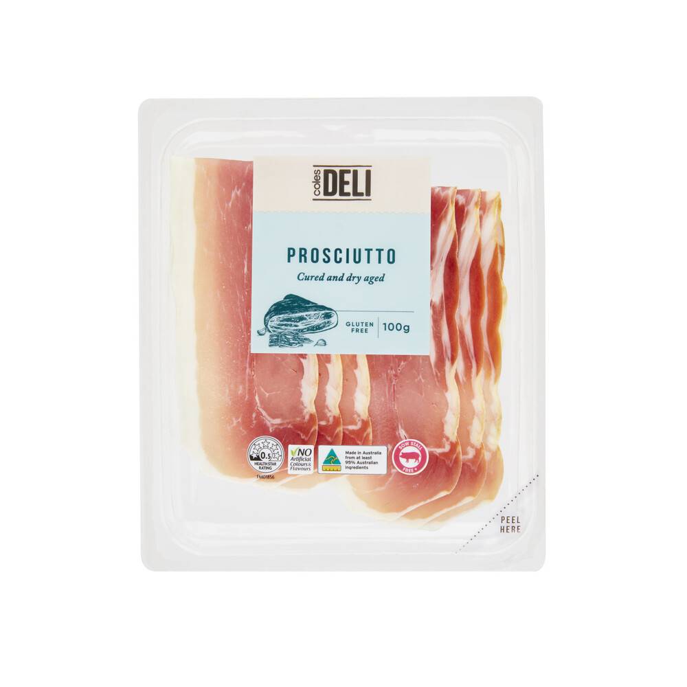 Coles Deli Sliced Prosciutto