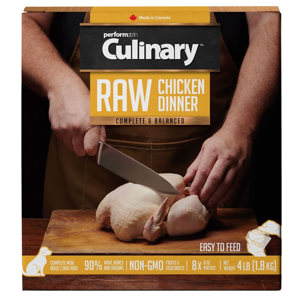 Performatrin Culinary Raw Chicken Dinner Adult Dog Food, 4 lb