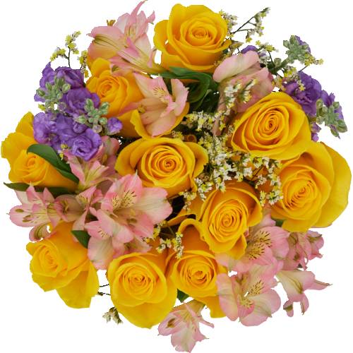 Premium Rose Bouquet (Yellow)