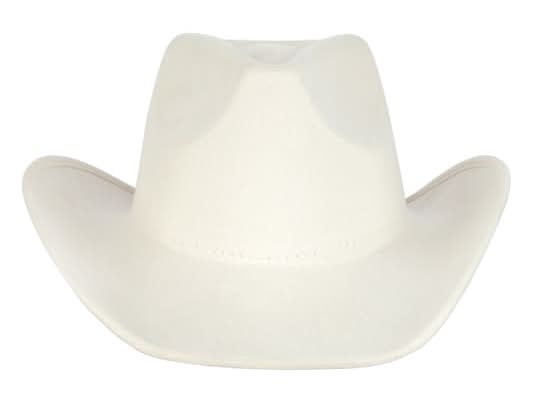 Make Market Suede Cowboy Hat, Ivory