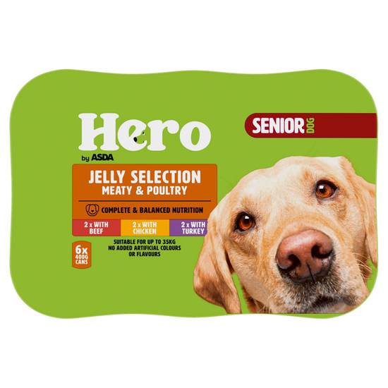 Asda Hero Variety Selection in Jelly 8+ Years 6 x 400g (2.4kg)