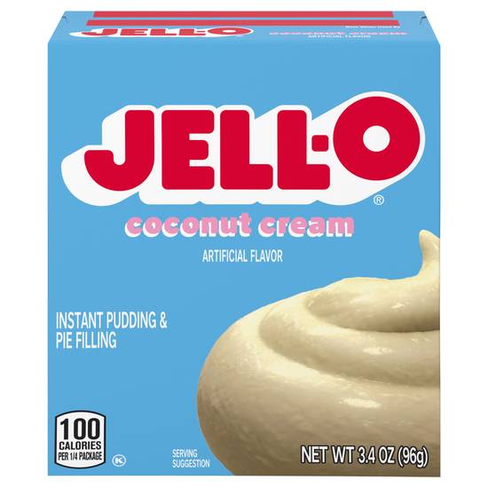 Jell-O Coconut Cream Instant Pudding Mix (3.4 oz)