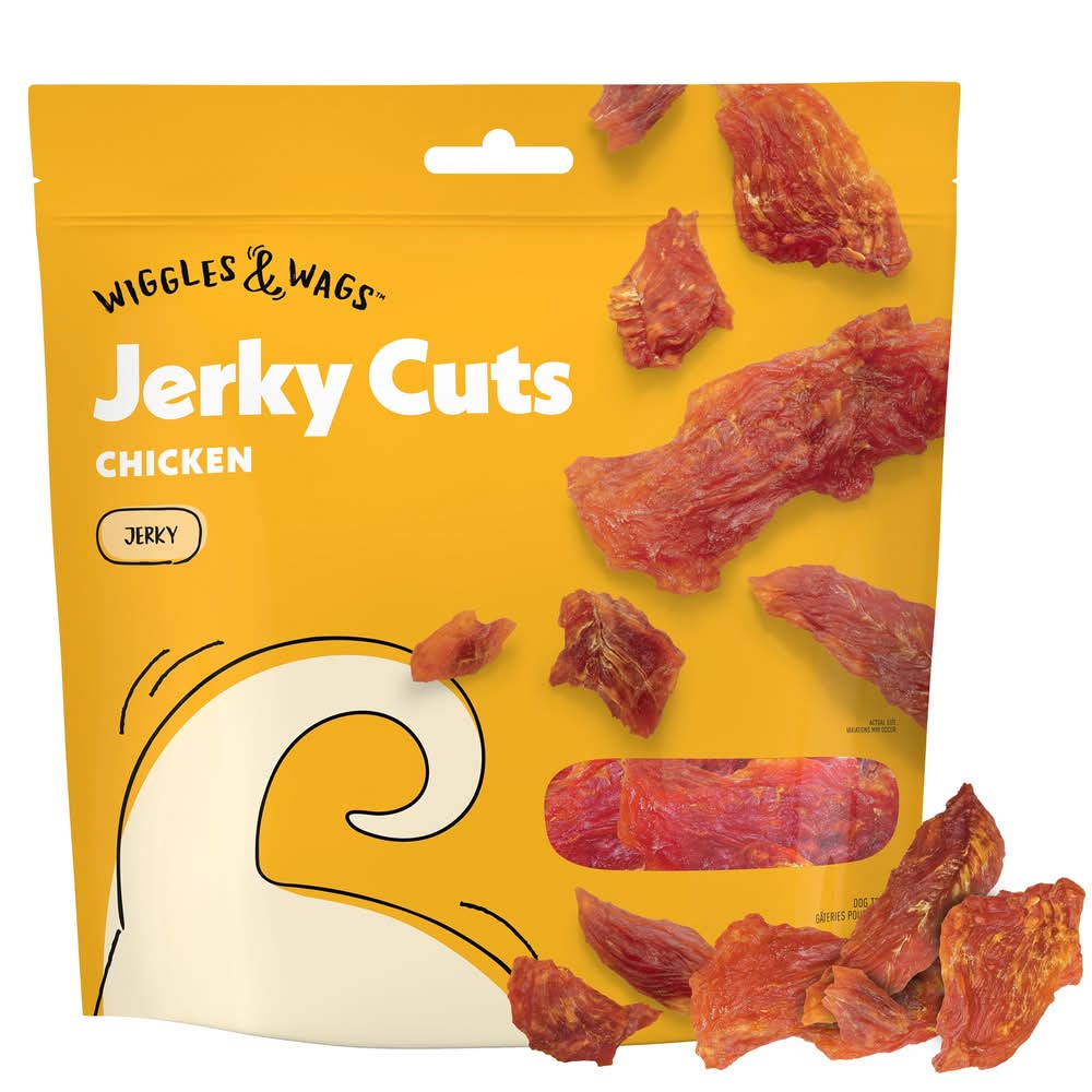 Wiggles & Wags All Life Stages Jerky Cuts Dog Treats - Chicken (Size: 32 Oz)