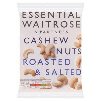 Waitrose & Partners Essential Roasted & Salted Cashew Nuts (200g)