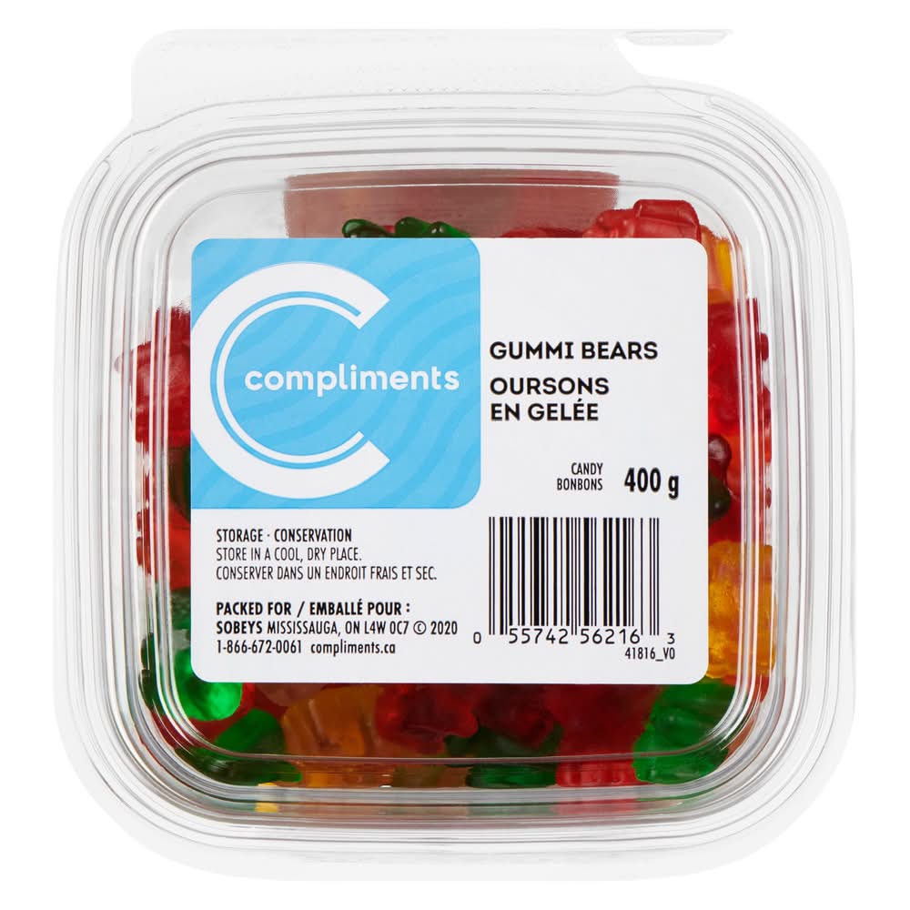 Compliments Candy Gummi Bears (400 g)