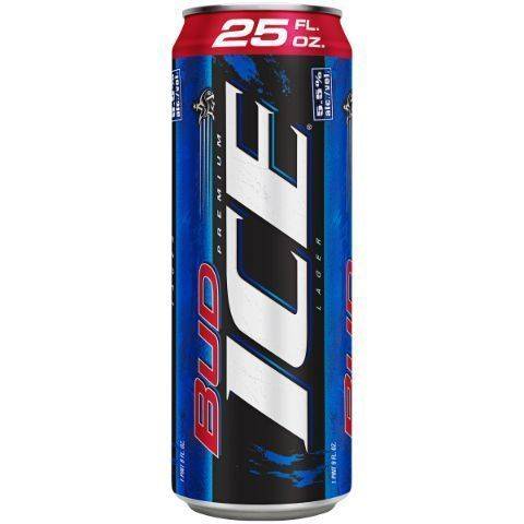 Bud Ice 25oz Can