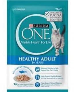 Purina One Ocean Fish Wet Cat Food 70g