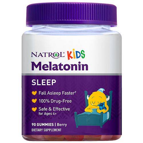 Natrol Kids Melatonin Sleep Support Gummies Berry - 90.0 ea