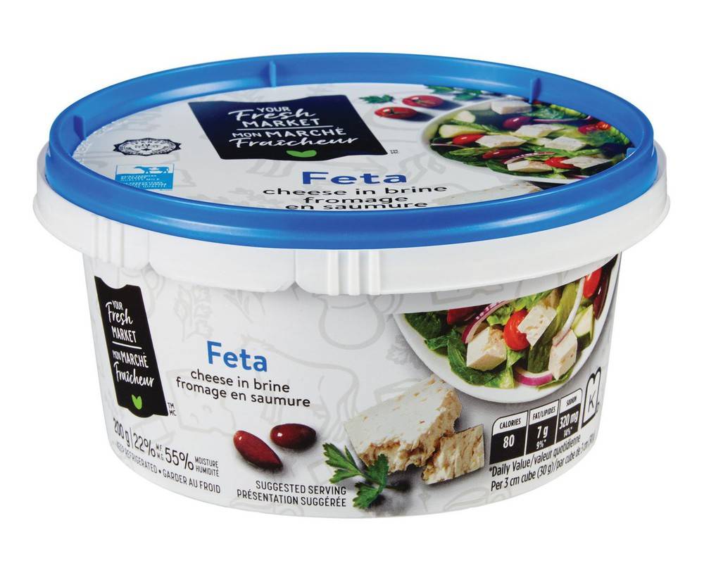 Your Fresh Market Feta Cheese in Brine (200 g)